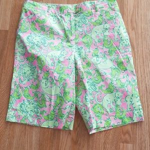Lilly Pulitzer Animal Print Shorts, size 10
